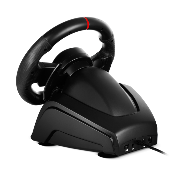 Руль проводной SVEN GC-W650 (10.2' Рул.колесо+2 педали, USB, виброотдача) black купить по самой низкой цене