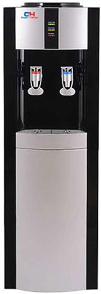 Кулер для воды напольный С&H H1-LB, охлаждение (компрессорное) и нагрев, серебристый/чёрный купить по самой низкой цене