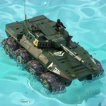 Бронетранспортер-амфибия на радиоуправлении SCHE Y1802 (Green) купить по самой низкой цене