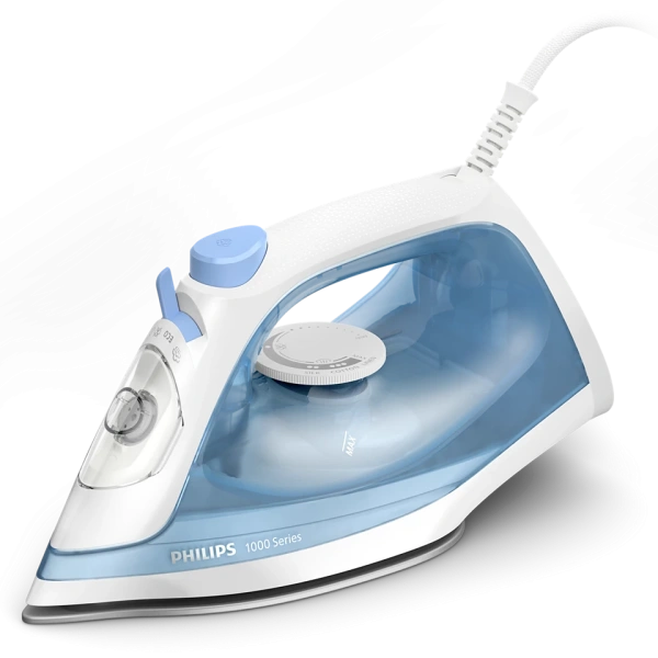 Утюг  Philips (DST1030/20) Blue 2000Вт, вертикаль.отпариван, подошва керамическая купить по самой низкой цене