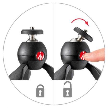 Штатив Manfrotto Pixi (MT-PIXI-B) BLACK купить по самой низкой цене