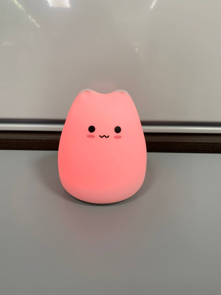 Настольный светодиодный детский ночник Night Light Touch Sensor  (Little Cat LJC-124) Silicone+ABS купить по самой низкой цене