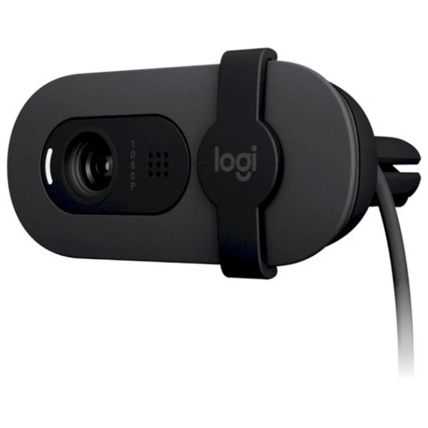 WEB-камера Logitech BRIO 105 GRAPHITE (960-001592) 2Mp, 1080p/30fps (1920x1080pix) USB,  fixed focus, микрофон купить по самой низкой цене