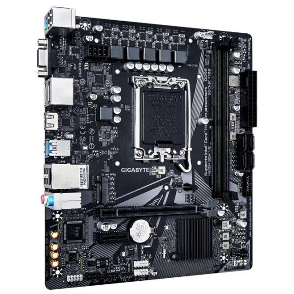 M/B LGA1700: GIGABYTE H610M S2H V2 rev 1.0 (2*DDR5 5600MT/s, 1*PCIEx16+1*PCIEx1, D-Sub/HDMI/2*DP,M.2, GLan) купить по самой низкой цене