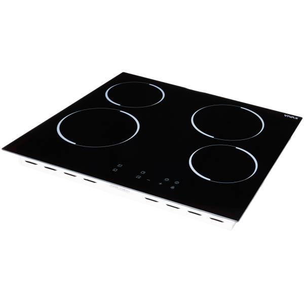 Панель варочная электрич. Vivax HOME BH-04MVC (4 конф, стеклокерамика, сенсорн. упр.) black     (0001337853) купить по самой низкой цене