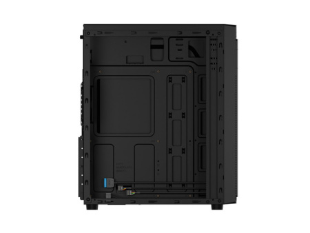Корпус MidiTower ATX NATEC Aracanta (NPC-2326) Mini-ITX/mATX/ATX, черн. без БП, FAN 1*80mm купить по самой низкой цене