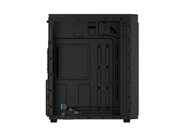 Корпус MidiTower ATX NATEC Aracanta (NPC-2326) Mini-ITX/mATX/ATX, черн. без БП, FAN 1*80mm купить по самой низкой цене