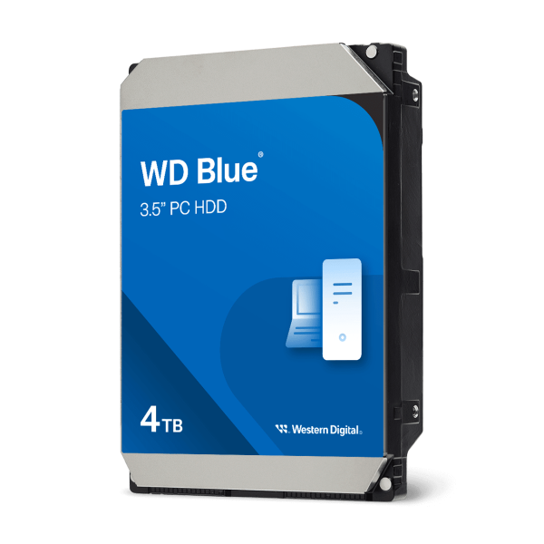 HDD SATA3 4Tb Western Digital Blue WD40EZZX (128Mb,5400rpm) купить по самой низкой цене