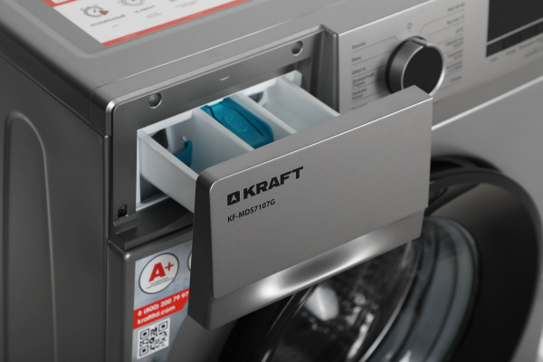 Стиральная машина Kraft KF-MDS7107G (7кг, 1000об/м, фронталь.загр) купить по самой низкой цене