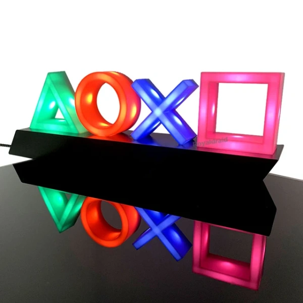 Световая вывеска на подставке LED light plate PlayStation Game Icon Light купить по самой низкой цене