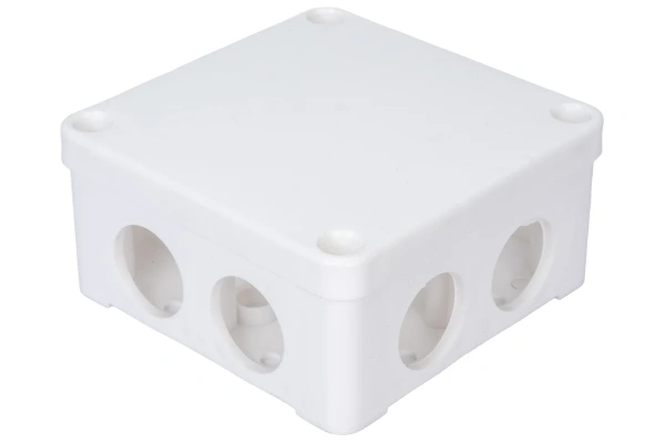 Распределительная коробка КЭМ 7-16-7 (БелТИЗ), внешняя, квадратная 140x140x58, белая купить по самой низкой цене