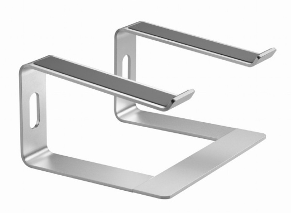 Подставка для ноутбука GEMBIRD (NBS-D1-01) SILVER, max 5kg, 260*225*142mm, алюминий купить по самой низкой цене