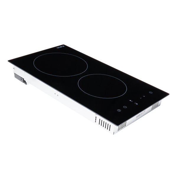 Панель варочная электрич. Vivax HOME  BH-02MVC (2 конф, стеклокерамика, сенсорн. упр.) black     (0001337849) купить по самой низкой цене