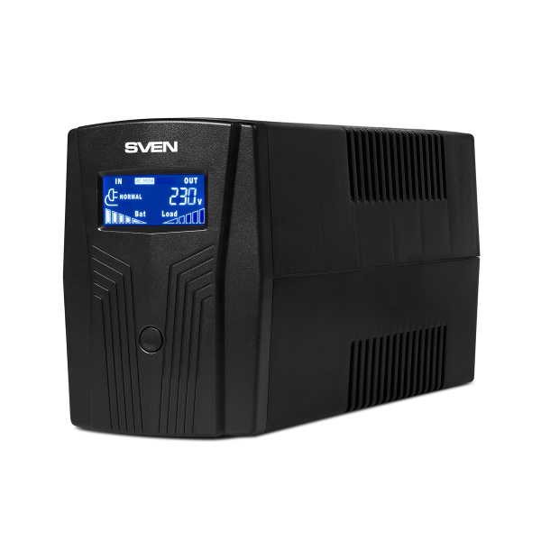Блок UPS 650VA SVEN Power System Pro 650 (LCD,USB,вых.2хCEE7/4) купить по самой низкой цене