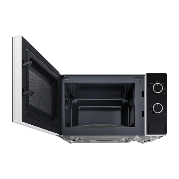 Микроволновая печь Samsung MS20A3010AH/OL (био-керам.эмаль, 20л, 700вт) Корпус-белый, дверца-чёрная купить по самой низкой цене