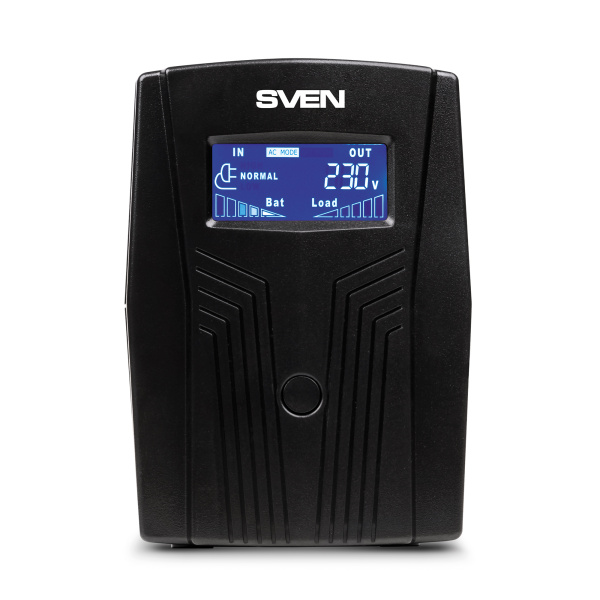 Блок UPS 650VA SVEN Power System Pro 650 (LCD,USB,вых.2хCEE7/4) купить по самой низкой цене