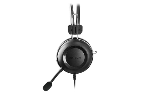 Наушники с микрофоном A4tech HU-35 BLACK (накладные закрытые, USB, 20-20000Hz, 32Om, 2m) купить по самой низкой цене