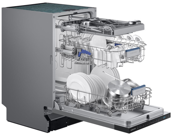 Посудомоечная машина Samsung DW50DG450B00LE узкая (45см), встраиваемаяб 6 программ, 10 комплектов купить по самой низкой цене