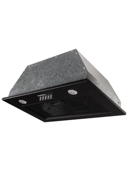 Вытяжка  встраиваемая SHIVAKI (HD350C BL black) Canopy 350 400 м.куб/час 200х500х300 купить по самой низкой цене