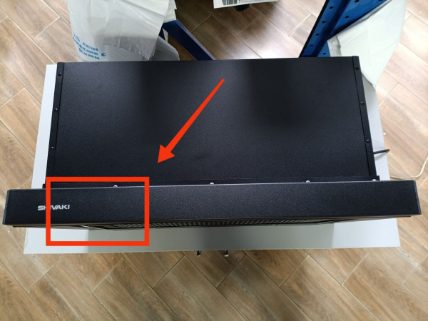 Вытяжка  телескопическая SHIVAKI (HD460C BL  LUX black) 900 м3/ час, 335x600x365 Уценка! купить по самой низкой цене