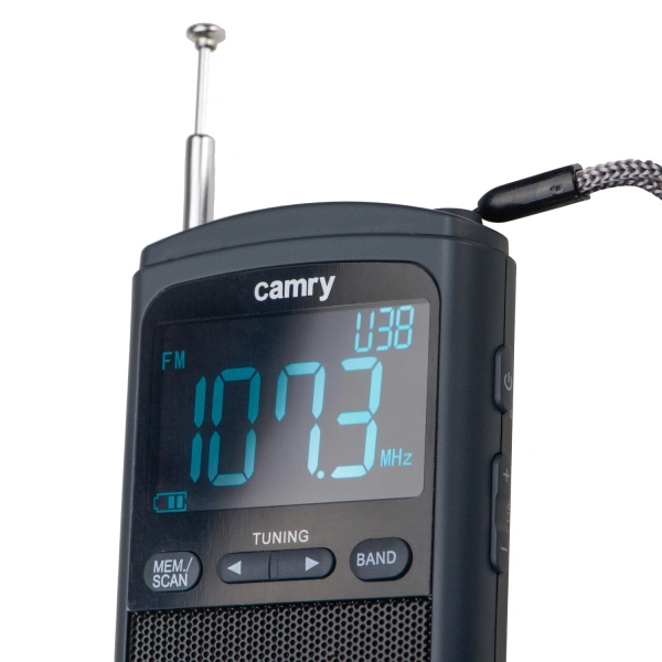 Радиоприемник Camry CR 1905 Portable mini radio (FM/AM, будильник, дисплей, 900mAh) купить по самой низкой цене