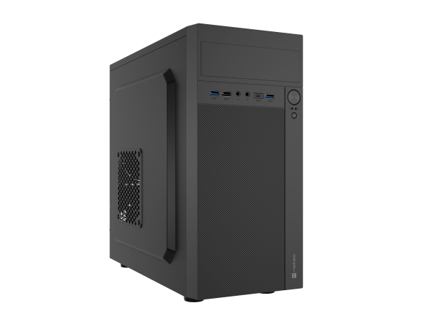 Корпус MiniTower mATX NATEC Helix USB-C (NPC-2171) Mini-ITX/mATX, черн. без БП, FAN 1*80mm купить по самой низкой цене