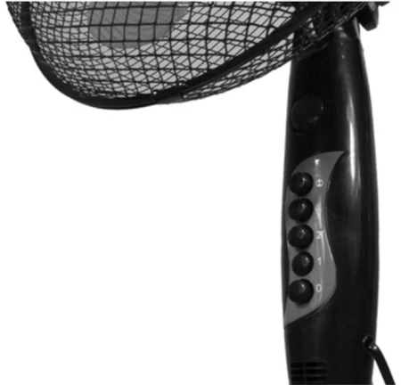 Вентилятор напольн.Esperanza HURRICANE EHF001KE (40см/50Вт) Black/Gray купить по самой низкой цене