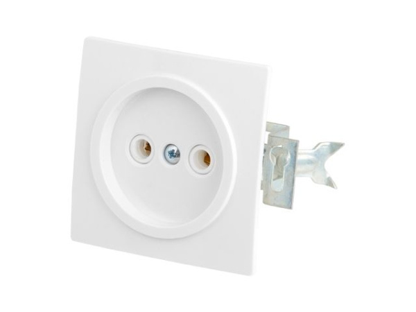 Розетка  электрическая без заземления внутренняя RS 16-131-1-Б (пластик) (БелТИЗ) купить по самой низкой цене