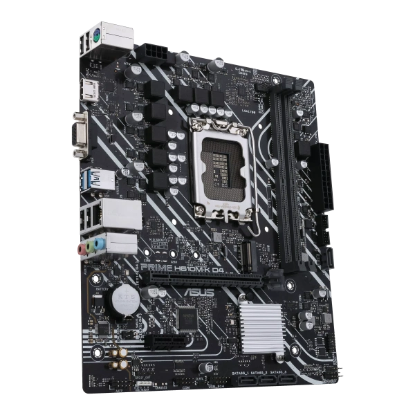 M/B LGA1700: ASUS PRIME H610M-K D4 (2*DDR4 max 3200МГц, 1*PCIEx16+1*PCIEx1, HDMI/D-SUB, M.2, GLan) купить по самой низкой цене
