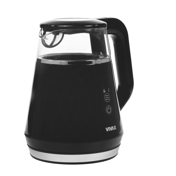 Электрочайник VIVAX HOME WH-100DB (1л, 1.1кВт) BLACK   0001336257 купить по самой низкой цене