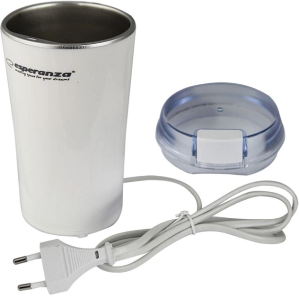 Кофемолка Esperanza Ristretto (EKC008W)  70гр., 160Вт, white купить по самой низкой цене