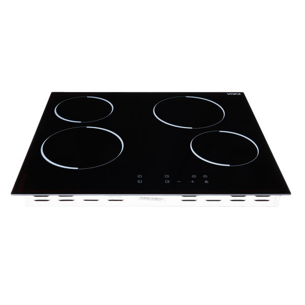 Панель варочная электрич. Vivax HOME BH-04MVC (4 конф, стеклокерамика, сенсорн. упр.) black     (0001337853) купить по самой низкой цене