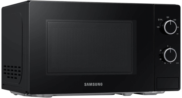 Микроволновая печь Samsung  MS20A3010AL/OL  (био-керам.эмаль, 20л, 700вт) чёрная купить по самой низкой цене