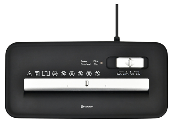 Уничтожитель документов Tracer EDGY10L BLACK (6л. 80гр/м, конт. 10л., полосы 6мм, P-2) TRANIS47484 купить по самой низкой цене