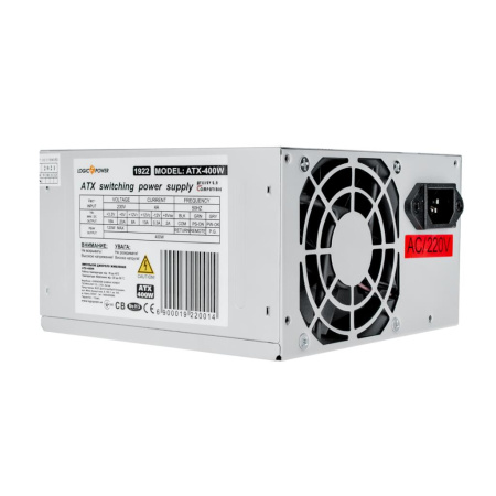 Блок питания 400W LogicPower ATX, Fan 8см (без кабеля питания) купить по самой низкой цене