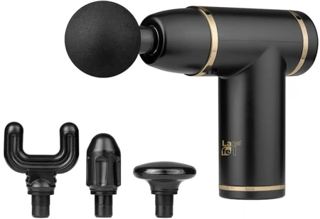 Массажер ручной Lafe модель GUN001 (LAFGUN46881) вибрационный, 8 уровней, питание акк.1800 мАч купить по самой низкой цене