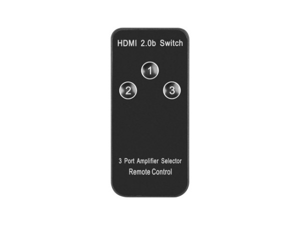 VIDEO SWITCH (коммутатор) Lanberg (SWV-HDMI-0003) 3p*HDMI 2.0b -> 1p*Micro USB, 4K, HDR10, Д/У купить по самой низкой цене