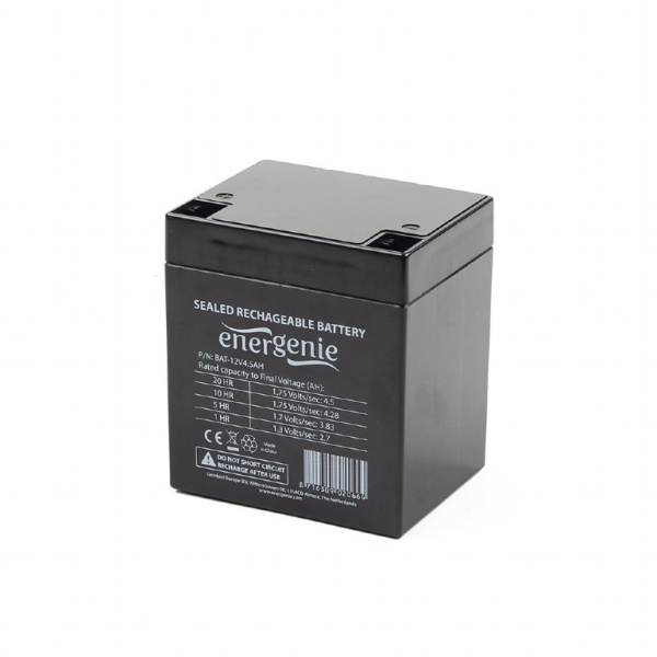 Батарея аккумуляторная Gembird 12V, 4.5Ah (BAT-12V4.5AH ) купить по самой низкой цене
