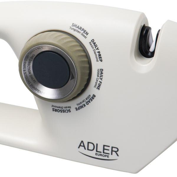 Точилка для ножей, 5-ступенчатая прецизионная, ручная Adler (AD 4530) 5 насадок купить по самой низкой цене