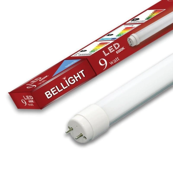 Лампа светодиодная BELLIGHT T8 9W 6500K G13     (2х стороннее подключение) Лампа светодиодная BELLIGHT T8 9W 6500K G13     (2х стороннее подключение) купить по самой низкой цене