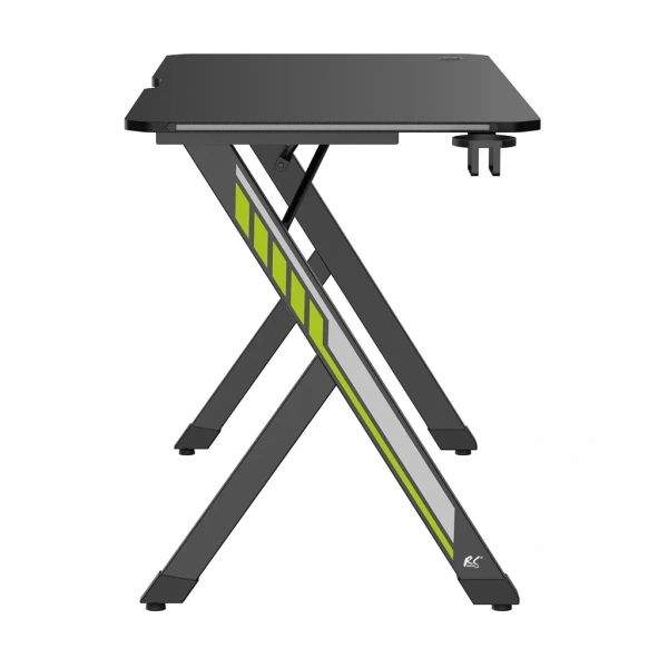 Стол компьютерный Maclean NanoRS Gaming (RS102) светодиод. подсветка, 120x60x75cm, 75кг, держатель наушников купить по самой низкой цене