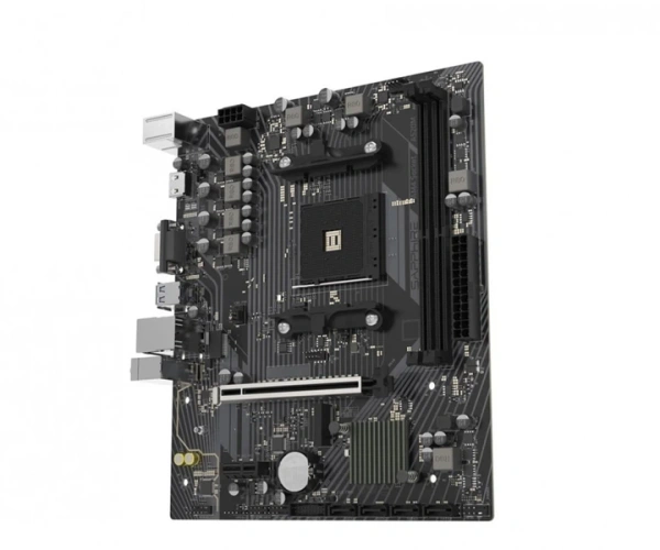 M/B S-AM4:Sapphire A520M-E (52119-04-40G) 2*DDR4, 1*PCIE x16+1*PCIE x1, HDMI/D-Sub, M2, GLan, Micro-ATX купить по самой низкой цене