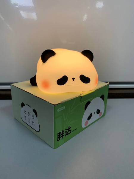 Настольный светодиодный детский ночник Night Light Touch Sensor  (PANDA K-1155) 1W, ABS + Silicone купить по самой низкой цене