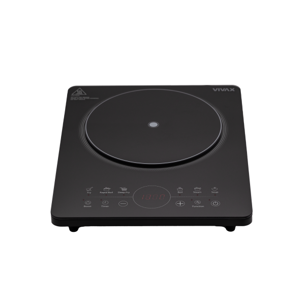 Панель варочная электрич. индукционная VIVAX HPI-2200TPB (1 конф, стеклокерамика, сенсорная) black  0001395035 купить по самой низкой цене