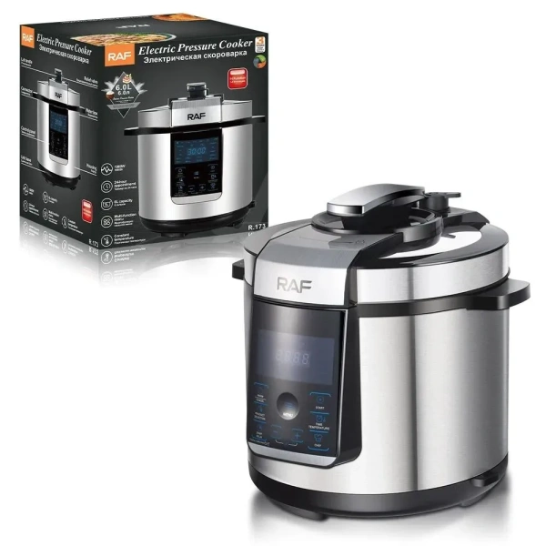 Мультиварка-скороварка RAF R.173 (1000Вт, 6л, электрон.управл.) купить по самой низкой цене