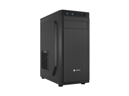 Корпус MidiTower ATX NATEC Aracanta (NPC-2326) Mini-ITX/mATX/ATX, черн. без БП, FAN 1*80mm купить по самой низкой цене