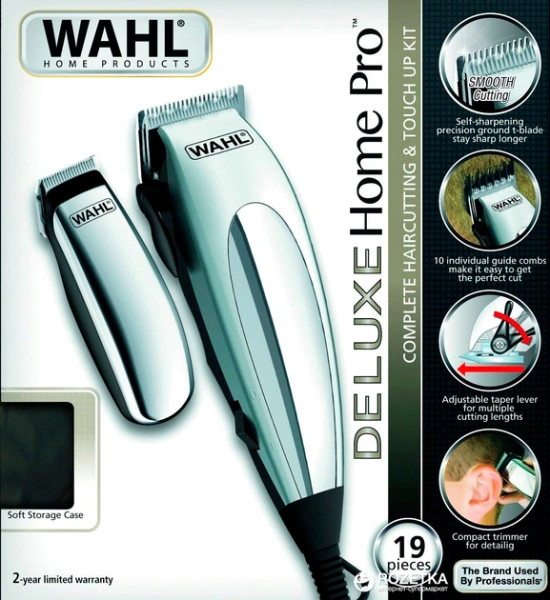 Машинка + мини-триммер WAHL HomePro Deluxe Combo (79305-1316) купить по самой низкой цене
