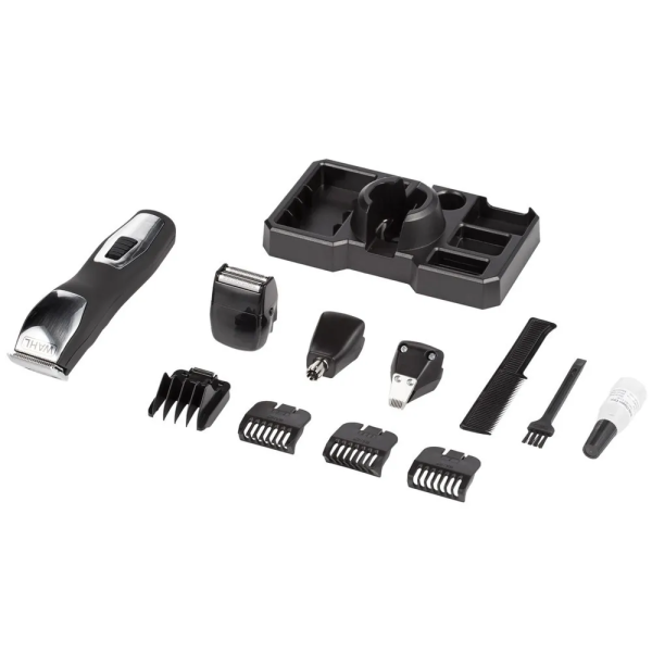 Триммер Wahl GroomsMan Pro 09855-1216 (для бороды и усов) 4 насадки, от сети / аккумулятора купить по самой низкой цене