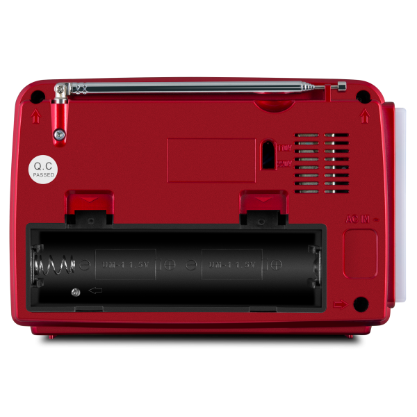 Радиоприемник SVEN SRP-150 RED (FM/AM/SW, USB/mSD, Bluetooth, 3Вт, 150-20000Гц, аккум 1200mAh/USB-C DC 5V) купить по самой низкой цене