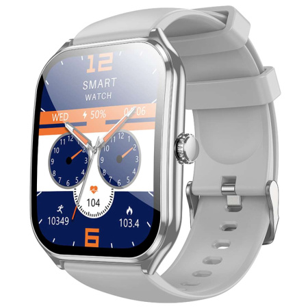 Смарт-часы Hoco Smart Watch Y28 AMOLED Smart sports watch (call version) (Silver) купить по самой низкой цене